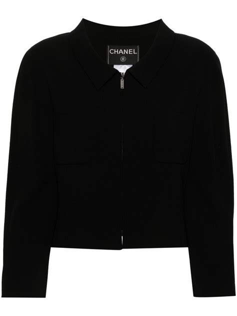 cropped chanel jacket|pre owned chanel jackets.